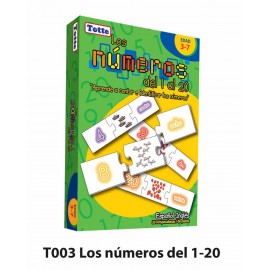 Los numeros del 1-20 (español-inglés)