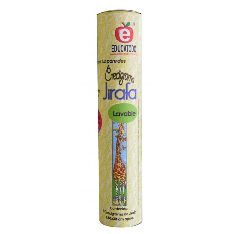 CRECIGRAMA JIRAFA (LONA) 1.86 X .33 M
