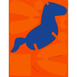 CABALLO DE FOMY  ESP. 8 MM