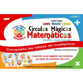 CIRCULOS MAGICOS MATEMATICOS CAJA 3 JUEGOS